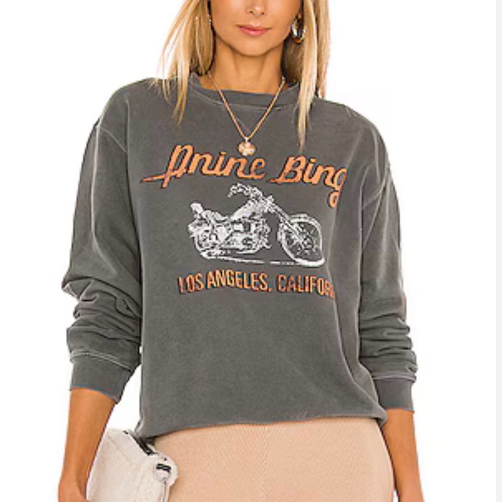Anine Bing Ramona Motorcycle Sweatshirt